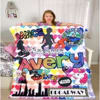 High Quality Custom Double Bed Milestone Baby Blanket